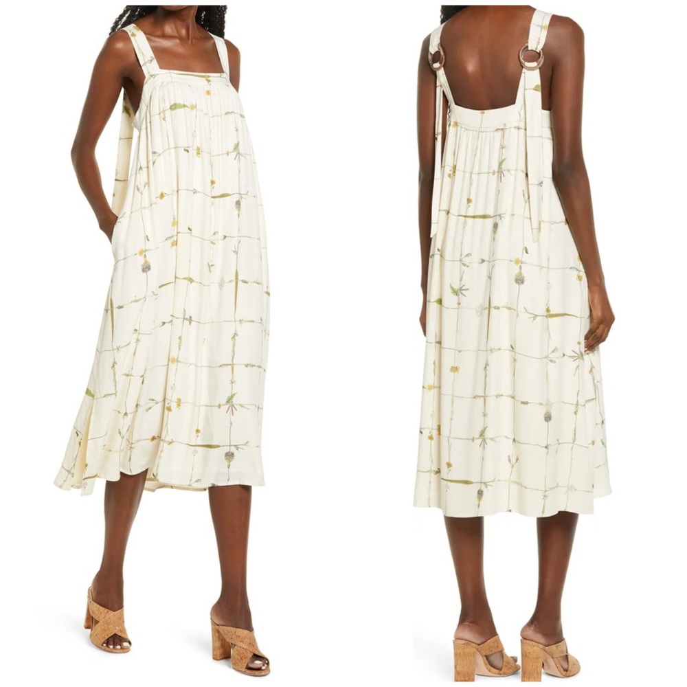 Floral Embroidered Midi Dress - Picture 2 of 12
